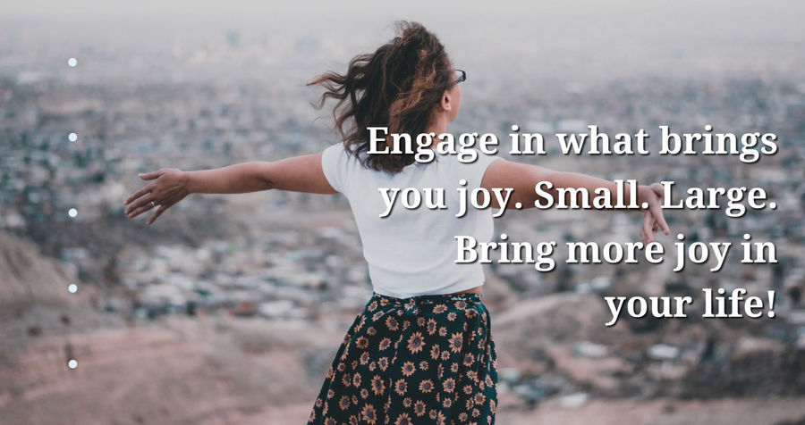 Pay attention. Pay attention to what you need. Be kind to yourself. Be gentle.